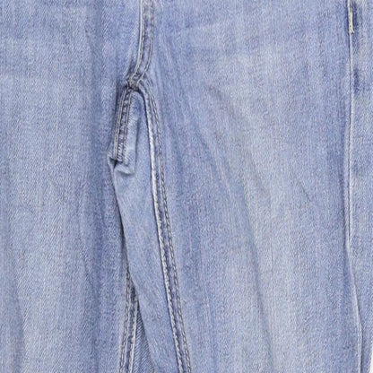 Womens UK Size 24 in Preworn Extra-Slim Fit Skinny Blue Jeans