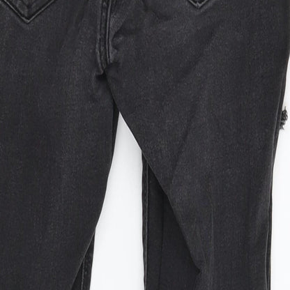 New Look Womens Black  Denim Jegging Jeans Size 6 L24 in