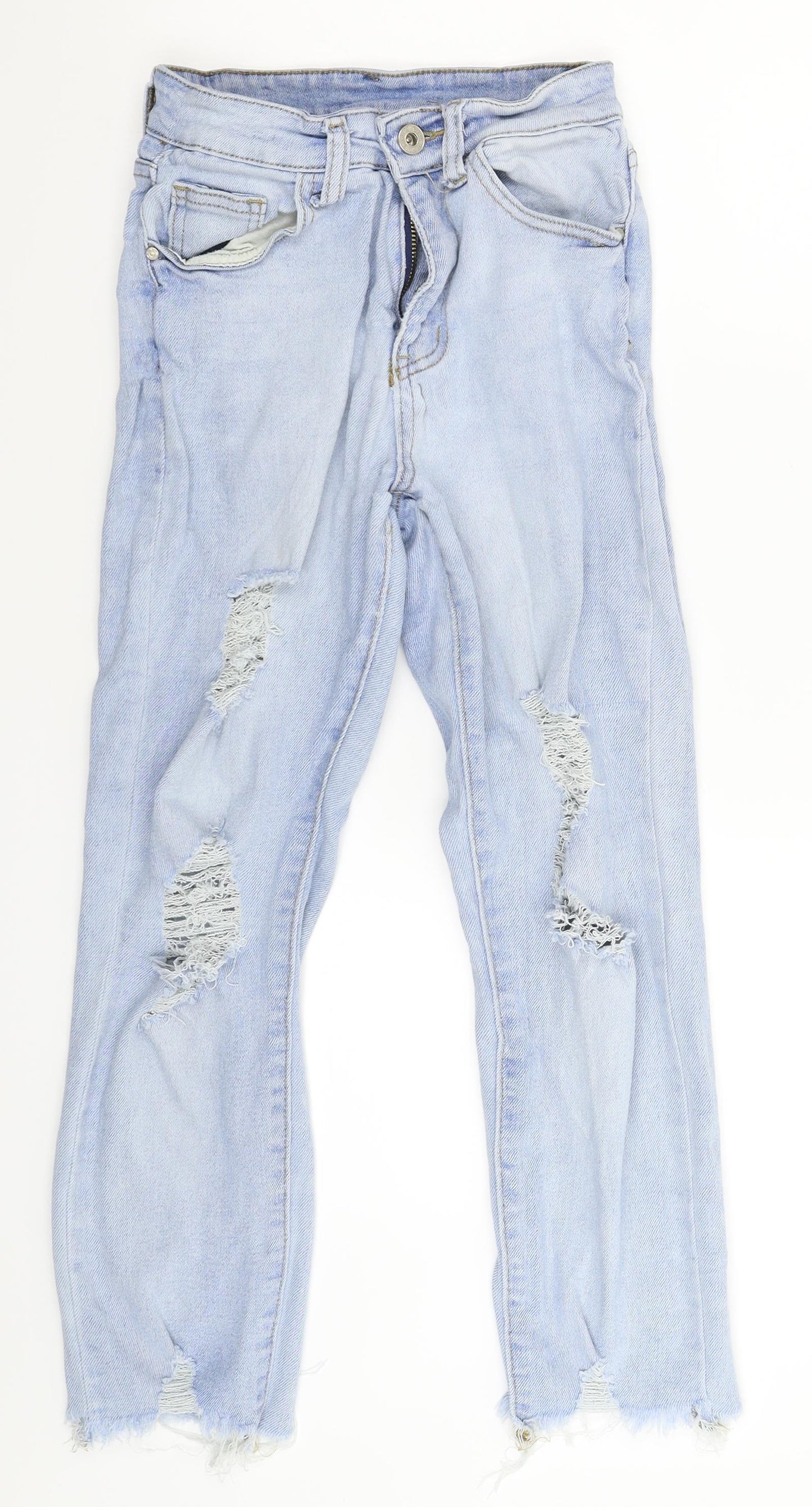 Womens UK Size 26 in Girl Vivi Extra-Slim Fit Skinny Blue Jeans