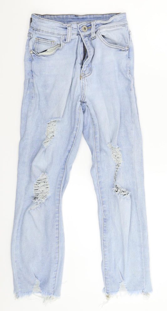 Womens UK Size 26 in Girl Vivi Extra-Slim Fit Skinny Blue Jeans