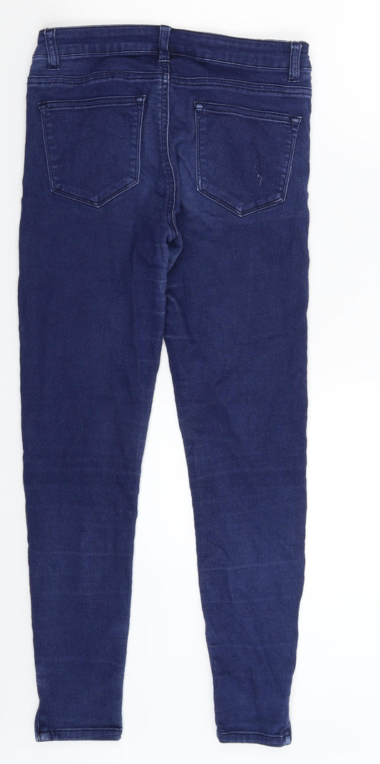 Denim & Co. Womens Blue  Denim Jegging Jeans Size 8 L27 in