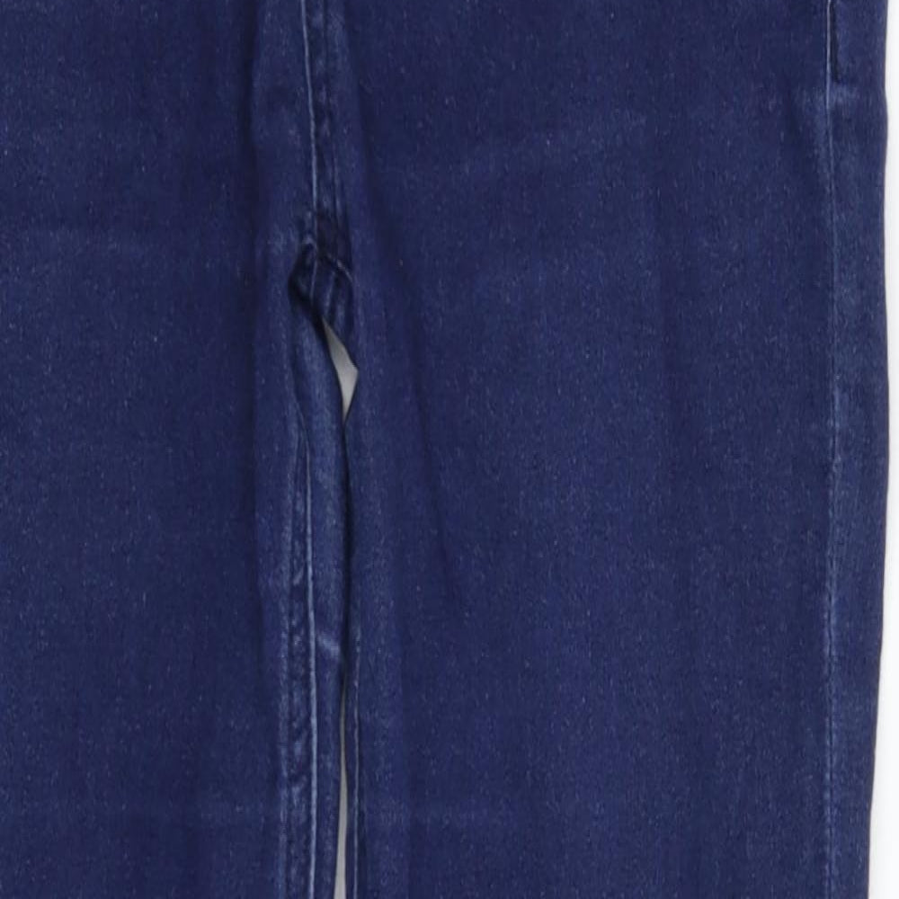 Denim & Co. Womens Blue  Denim Jegging Jeans Size 8 L27 in