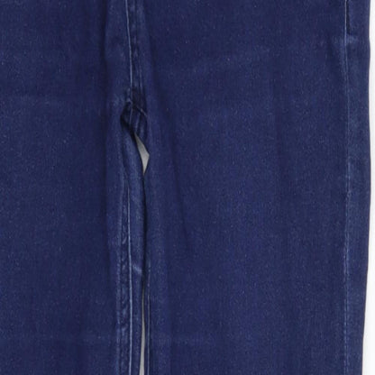 Denim & Co. Womens Blue  Denim Jegging Jeans Size 8 L27 in