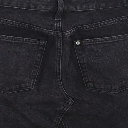 H&M Womens Black  Denim A-Line Skirt Size 8