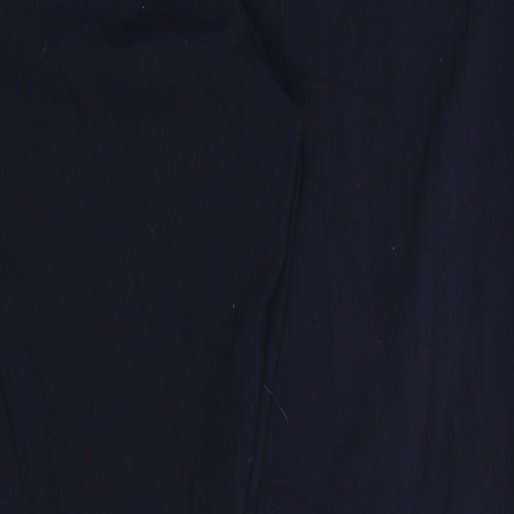 Womens UK Size 14 Marks and Spencer Regular Fit  Blue Trousers