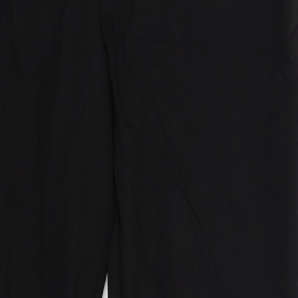 Womens UK Size 12 Topshop Extra-Slim Fit Dress Pants Black Trousers