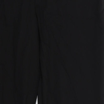 Womens UK Size 12 Topshop Extra-Slim Fit Dress Pants Black Trousers