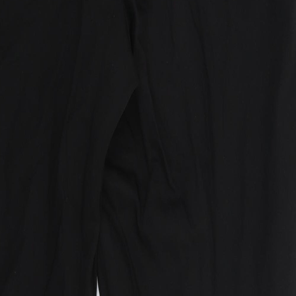 Womens UK Size 12 Topshop Extra-Slim Fit Dress Pants Black Trousers