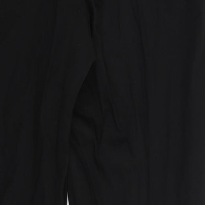 Womens UK Size 12 Topshop Extra-Slim Fit Dress Pants Black Trousers