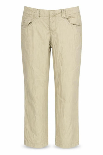 Womens UK Size 10 New Look Slim Fit  Beige Trousers