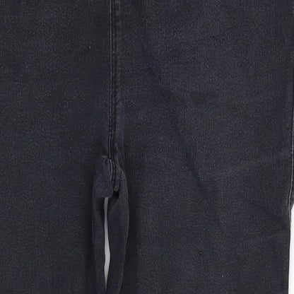 Denim & Co. Womens Grey  Denim Jegging Jeans Size 12 L25 in