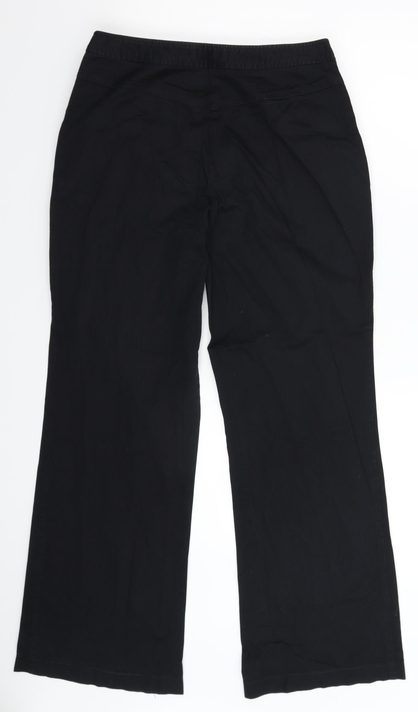 Womens UK Size 10 Marks and Spencer Regular Fit  Blue Trousers
