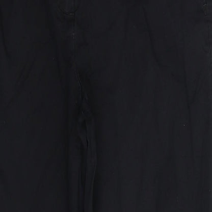Womens UK Size 10 Marks and Spencer Regular Fit  Blue Trousers
