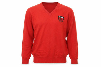 Mens UK Size XS Trutex Red Pullover Jumper