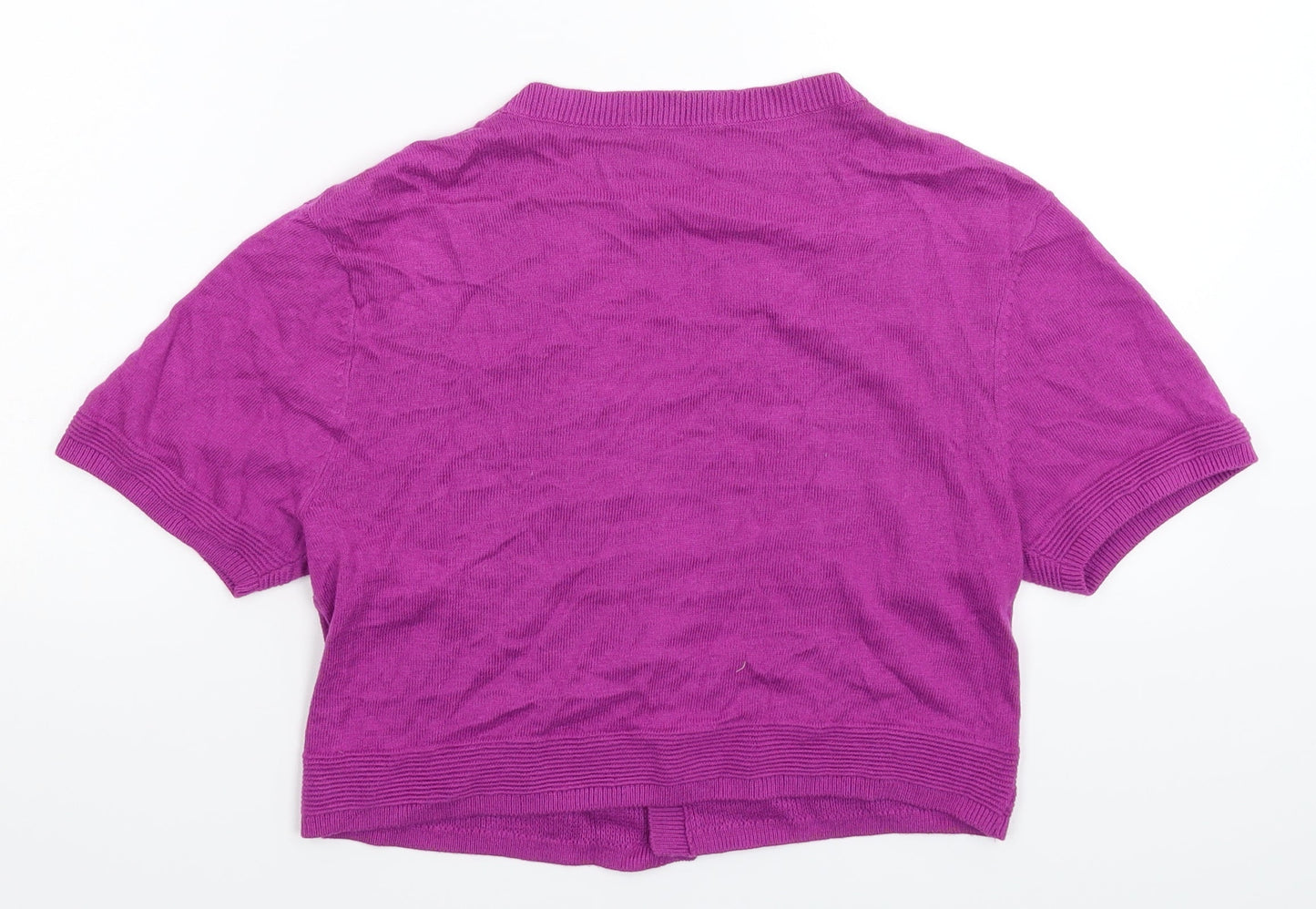 TU Womens Purple  Knit Pullover Jumper Size 12