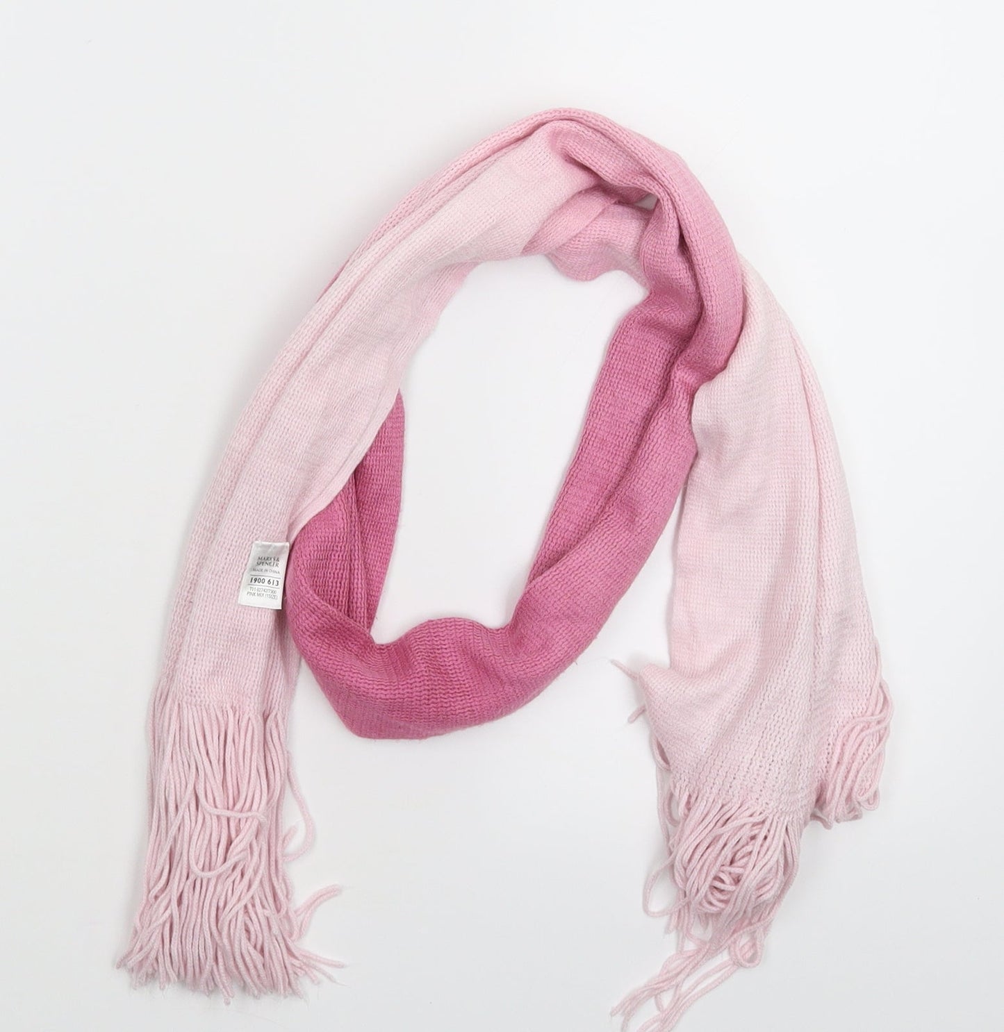Marks and Spencer Womens Pink  Knit  Scarf