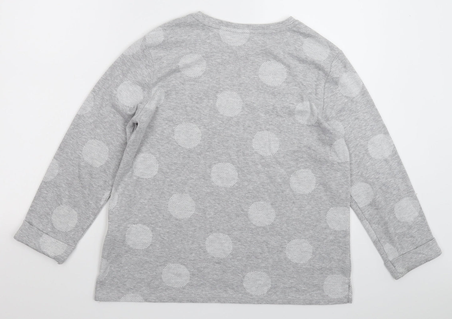 Womens UK Size 12 Marks and Spencer Grey Pullover Sweatshirt