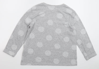 Womens UK Size 12 Marks and Spencer Grey Pullover Sweatshirt