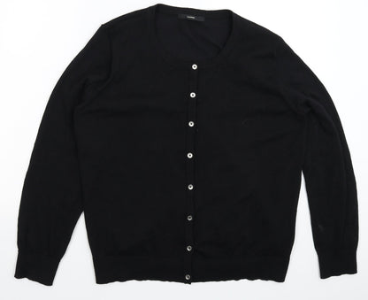 George Womens Black  Knit Pullover Jumper Size 18