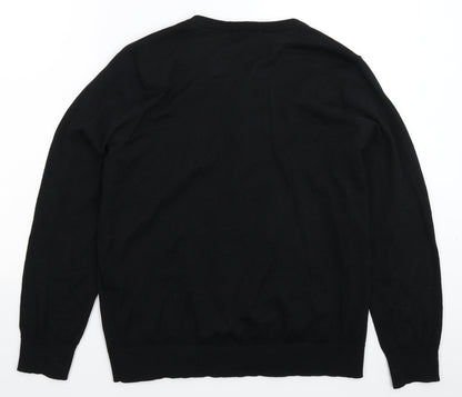 George Womens Black  Knit Pullover Jumper Size 18