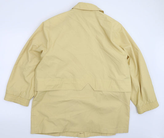Berkertex Womens Yellow   Jacket Coat Size 20