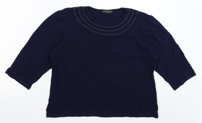 Just Elegance Womens Blue   Pullover Jumper Size 18