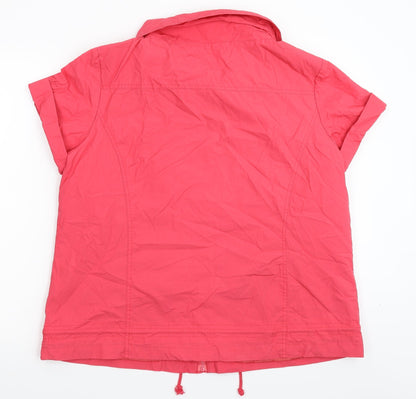 E-vie Womens Pink   Jacket  Size 18