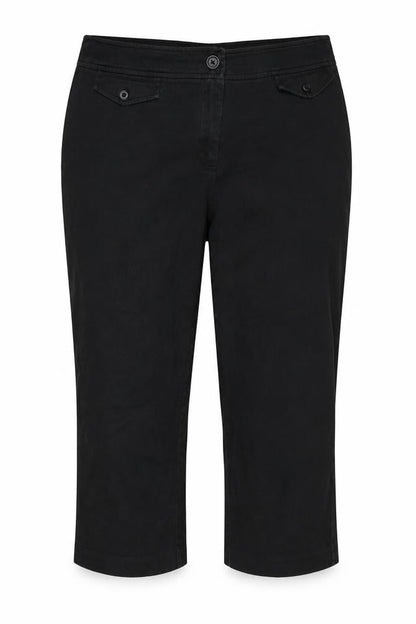 Womens UK Size 18 AMARANTO Regular Fit  Black Trousers