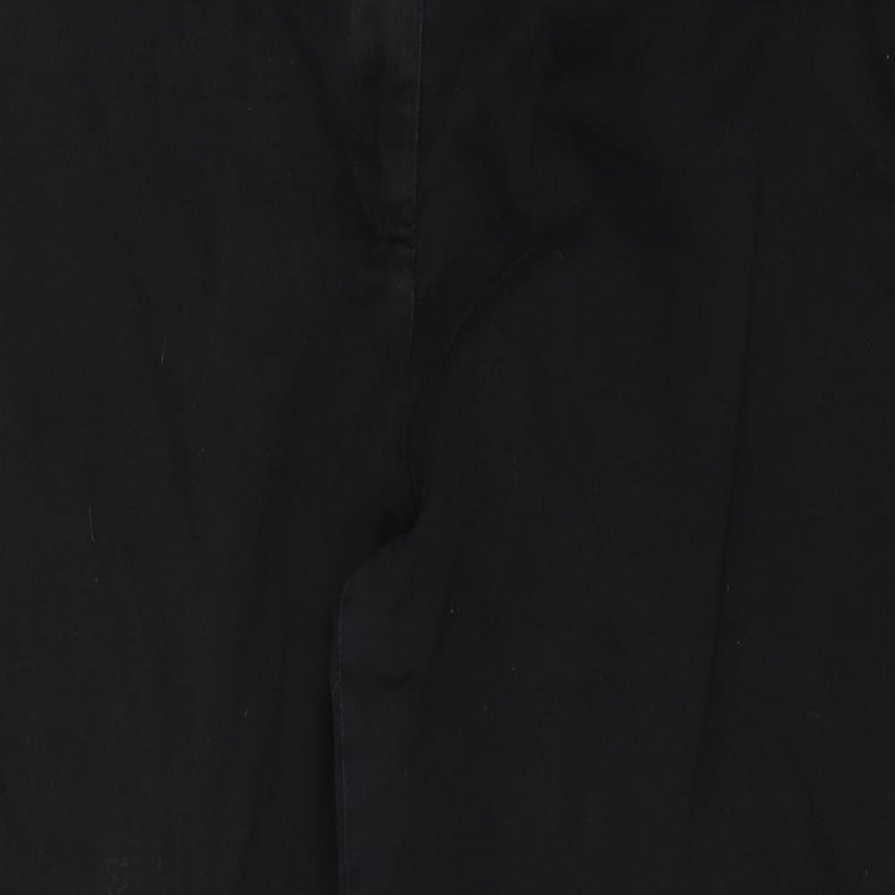 AMARANTO Womens Black   Trousers  Size 18 L21 in