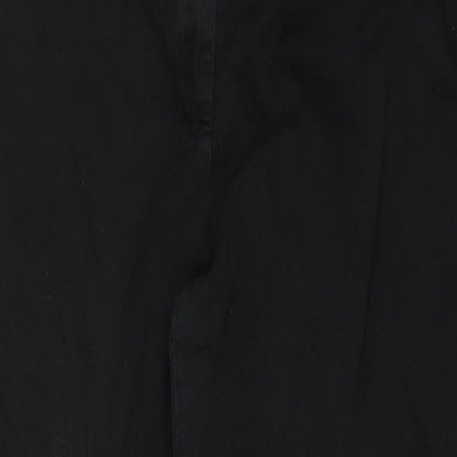 AMARANTO Womens Black   Trousers  Size 18 L21 in