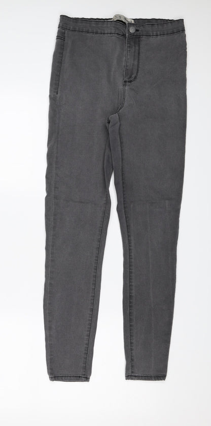 Denim & Co. Womens Black   Jegging Jeans Size 10 L27 in