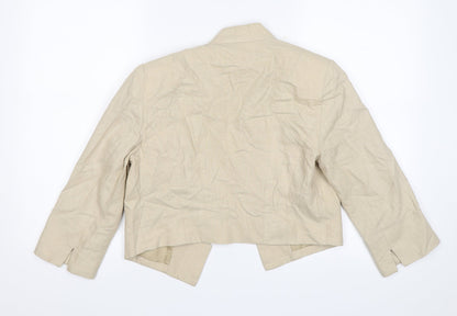 Womens UK Size 12 Debenhams Beige Jacket