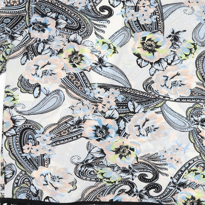 Wallis Womens White Floral  Shrug Jumper Size M
