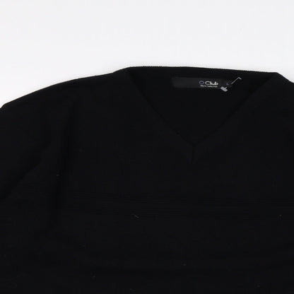 O Club Mens Black   Pullover Jumper Size L