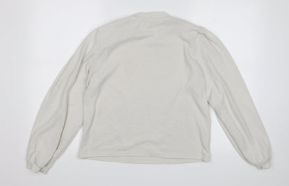 New Look Womens White   Pullover Jumper Size L