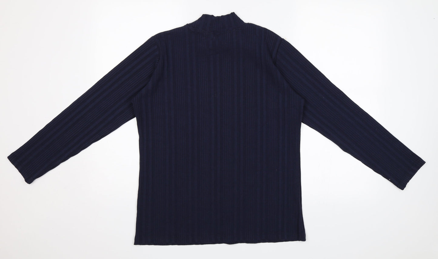 Isle Womens Blue   Jersey T-Shirt Size M