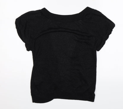 M&Co Womens Black   Shrug Jumper Size M
