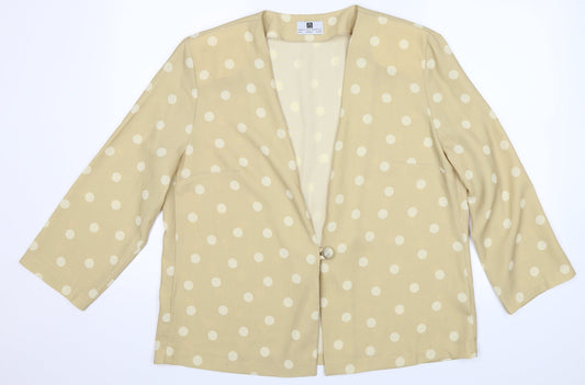 Womens UK Size 18 Paul Seperates Yellow Jacket