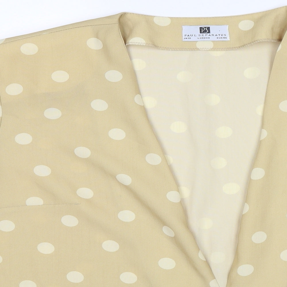 Womens UK Size 18 Paul Seperates Yellow Jacket