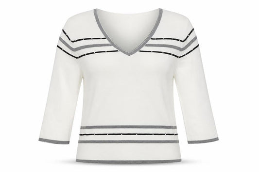 Sky designs Womens White   Pullover Jumper Size 2