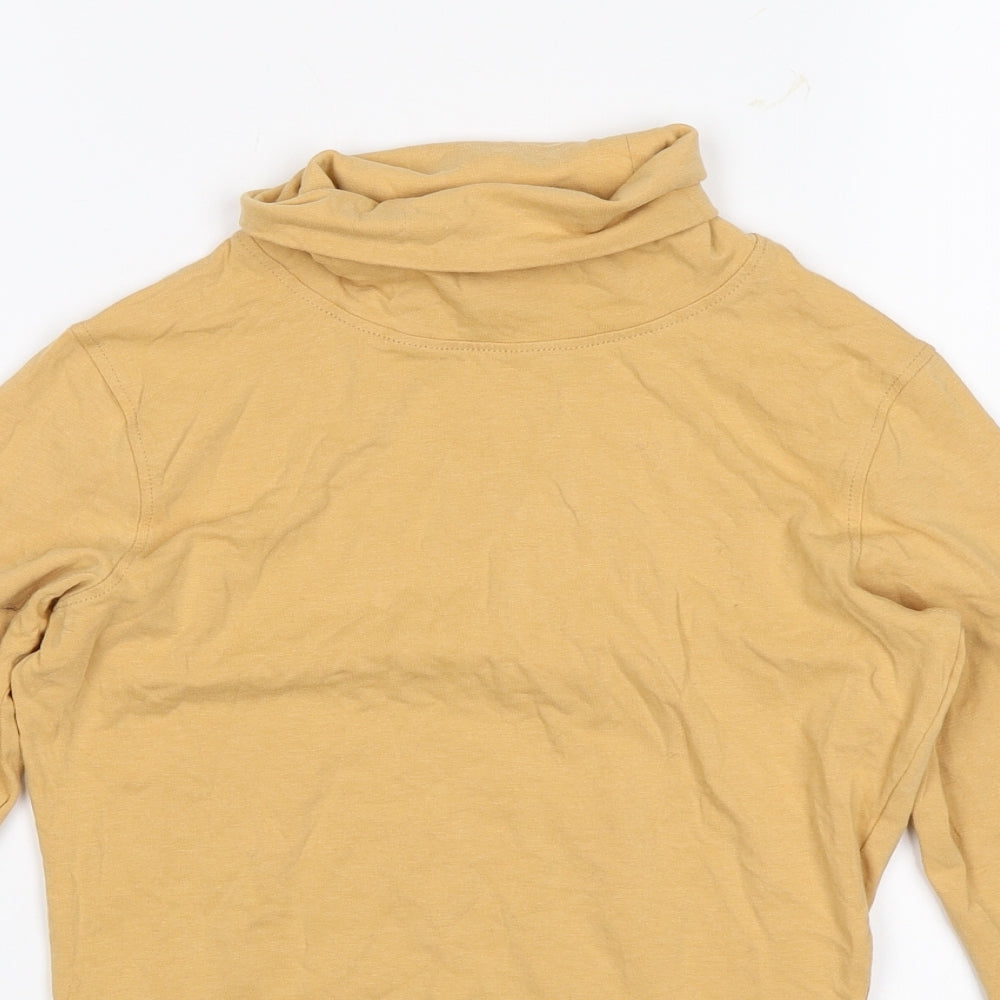 Boohoo Womens Orange   Jersey T-Shirt Size 6