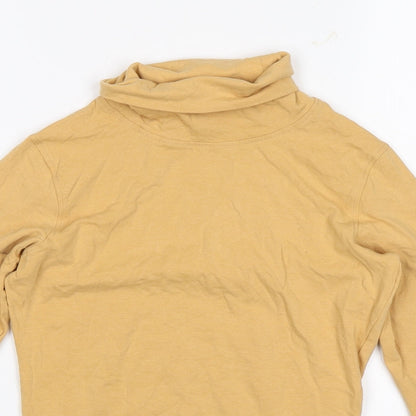 Boohoo Womens Orange   Jersey T-Shirt Size 6