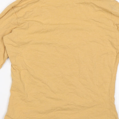 Boohoo Womens Orange   Jersey T-Shirt Size 6