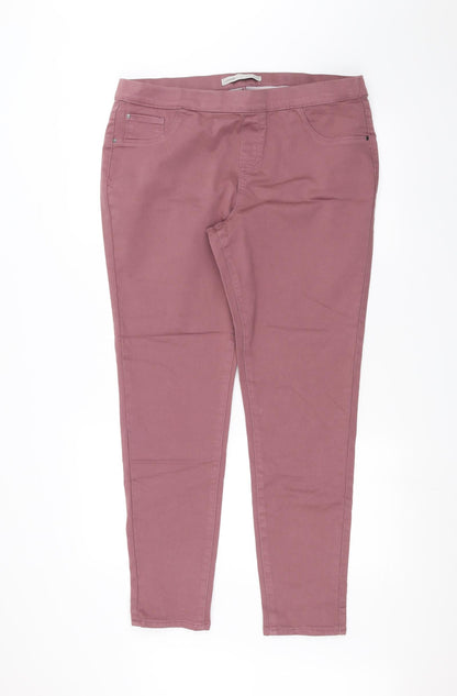 George Womens Pink   Straight Jeans Size 12 L28 in