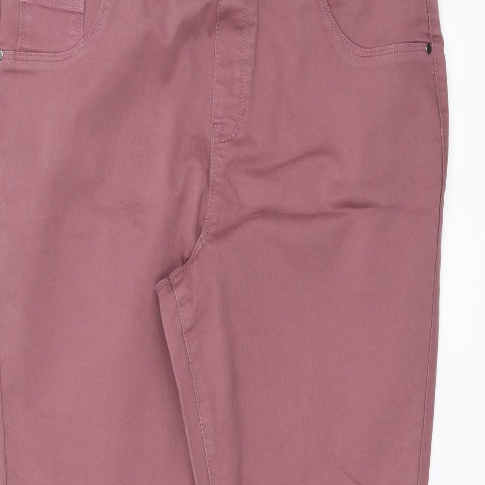 George Womens Pink   Straight Jeans Size 12 L28 in