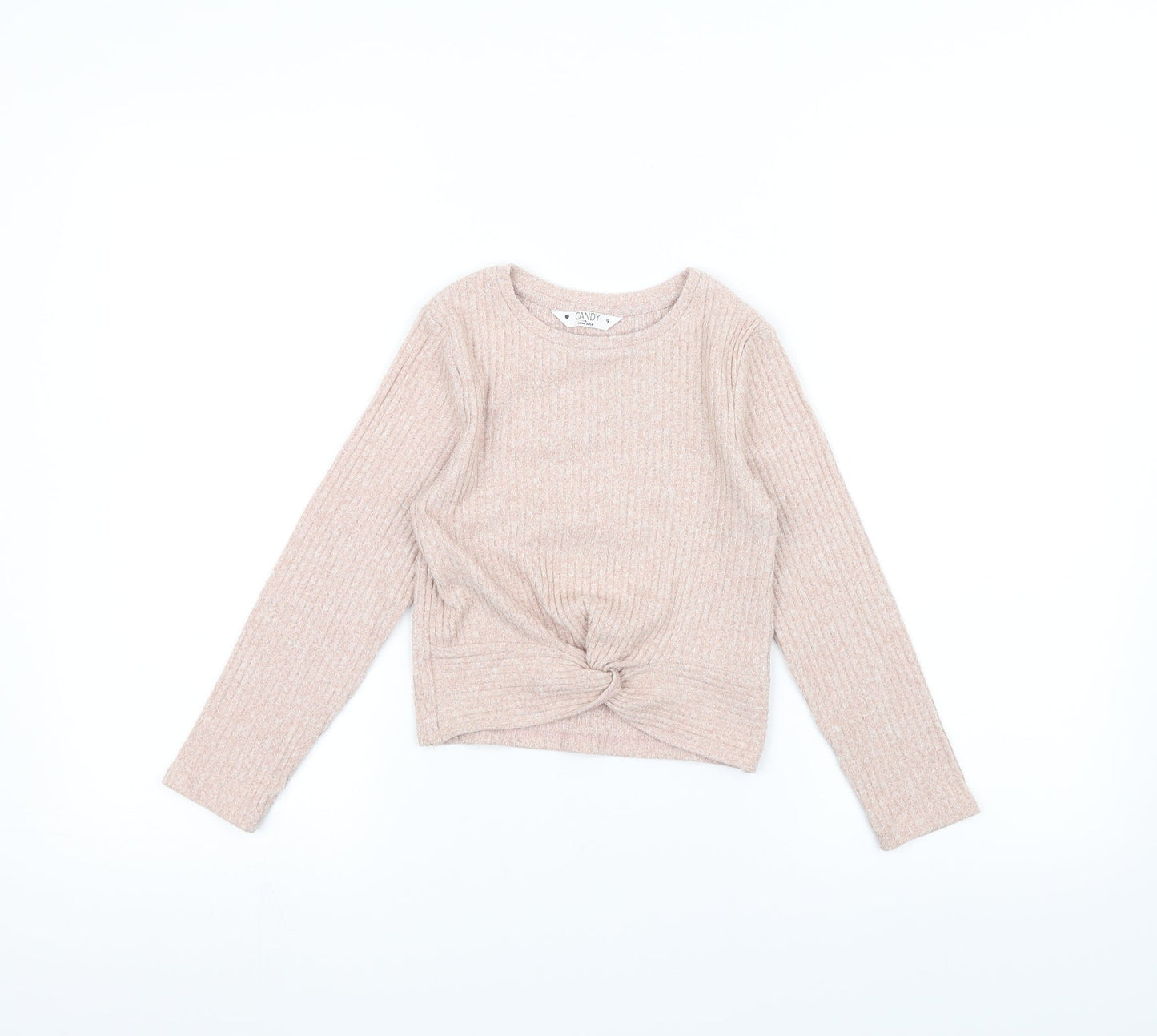 Candy Couture Girls Pink   Pullover Jumper Size 9 Years