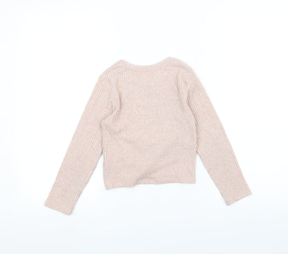 Candy Couture Girls Pink   Pullover Jumper Size 9 Years