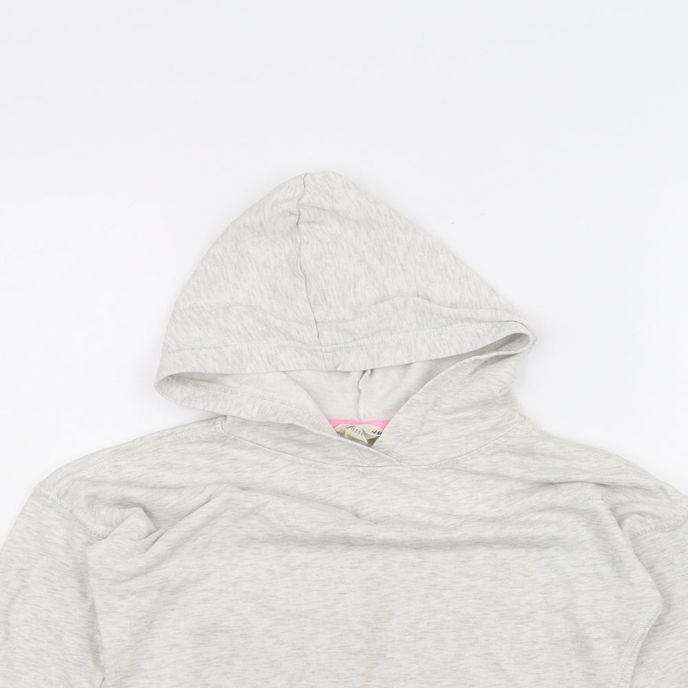 H&M Girls White   Pullover Hoodie Size 9-10 Years