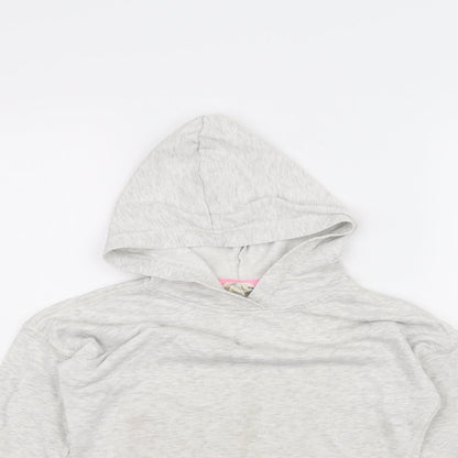 H&M Girls White   Pullover Hoodie Size 9-10 Years