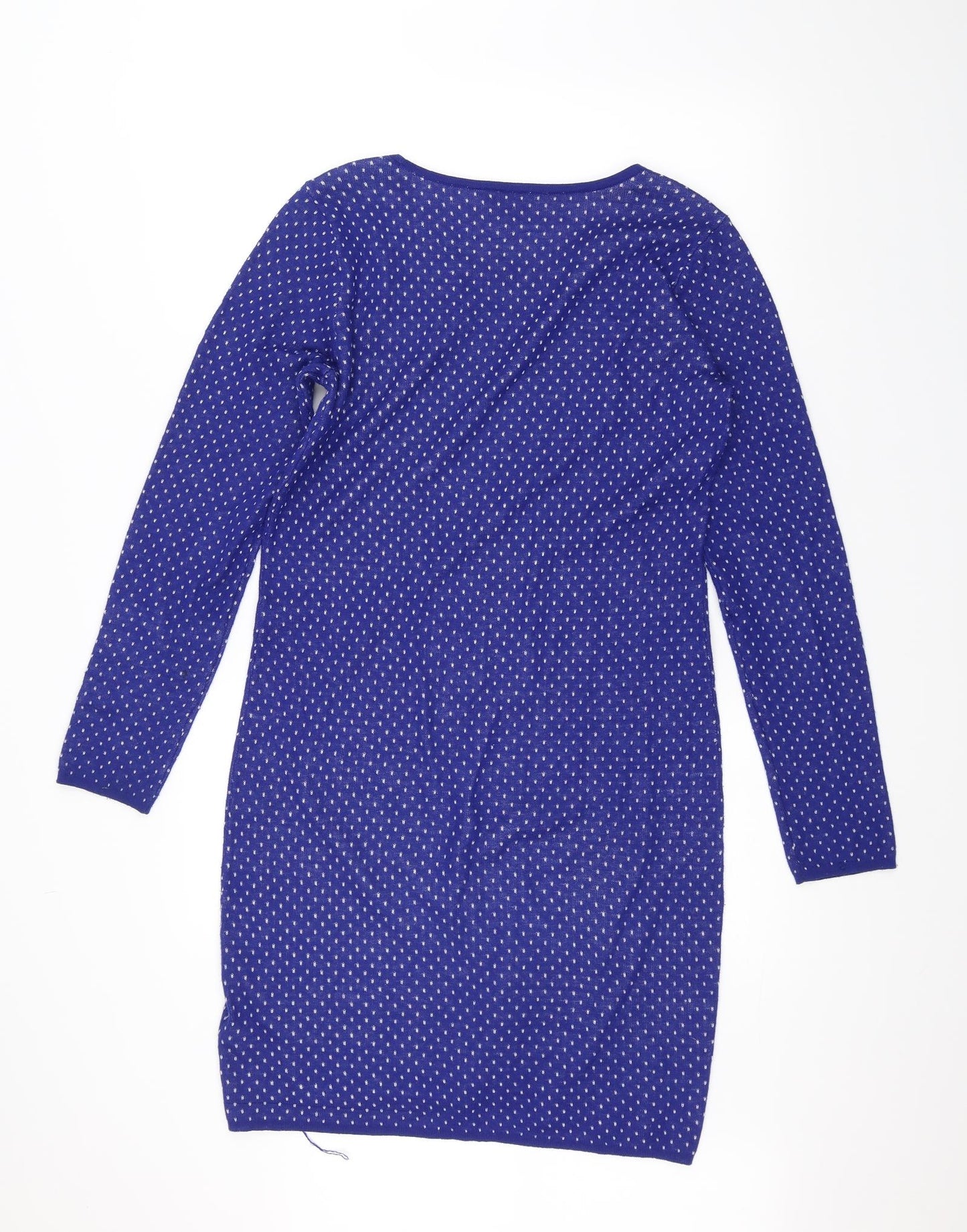 Salty Crew Womens Blue Polka Dot  A-Line  Size 12